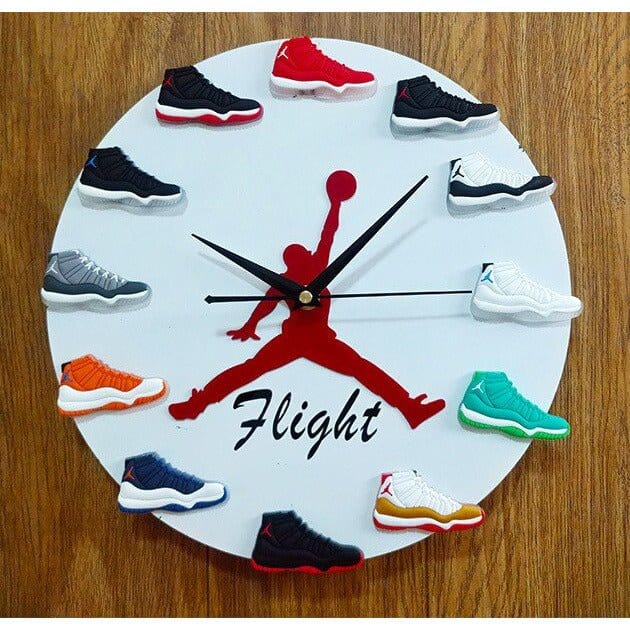 Slip Kickz  Accessories 12" Basketball Jordan 3D Magnetic Sneakers Clock