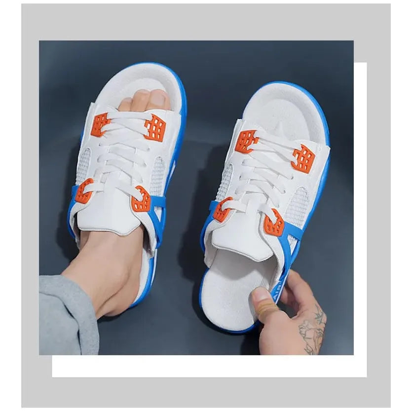 Slip Kickz  Sandals New Adults Slip Kickz Sneaker Sliders for Men and Women