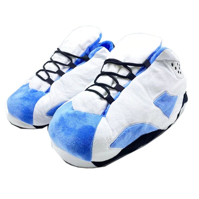Slip Kickz  Slippers Blue White / One Size Fits All (UK 3.5 - 10.5) A6 Blue and White Jordan Novelty Slippers