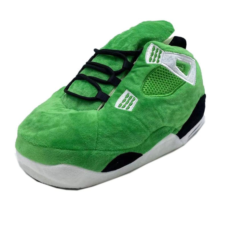 Slip Kickz  Slippers Green / One Size Fits All (UK 3.5 - 10.5) A4 Green Retro Jordan Novelty Slippers