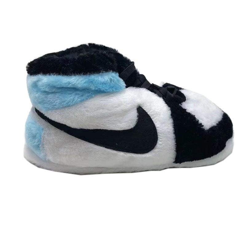 Slip Kickz  Slippers One Size Fits All ( UK 3 - 10.5 ) / As Shown Blue and White A1 Jordan Novelty Sneaker Slippers