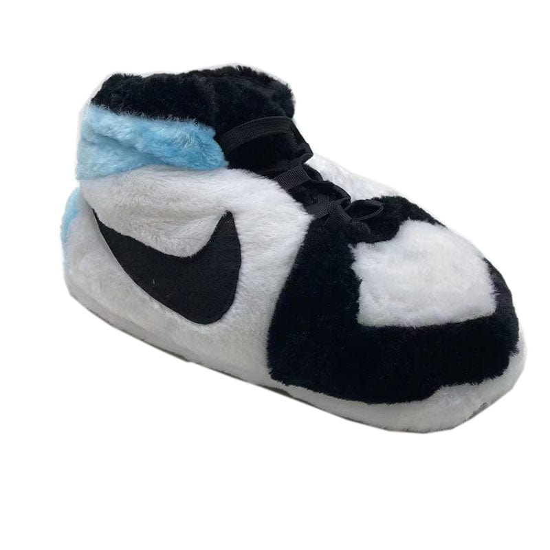 Slip Kickz  Slippers One Size Fits All ( UK 3 - 10.5 ) / As Shown Blue and White A1 Jordan Novelty Sneaker Slippers