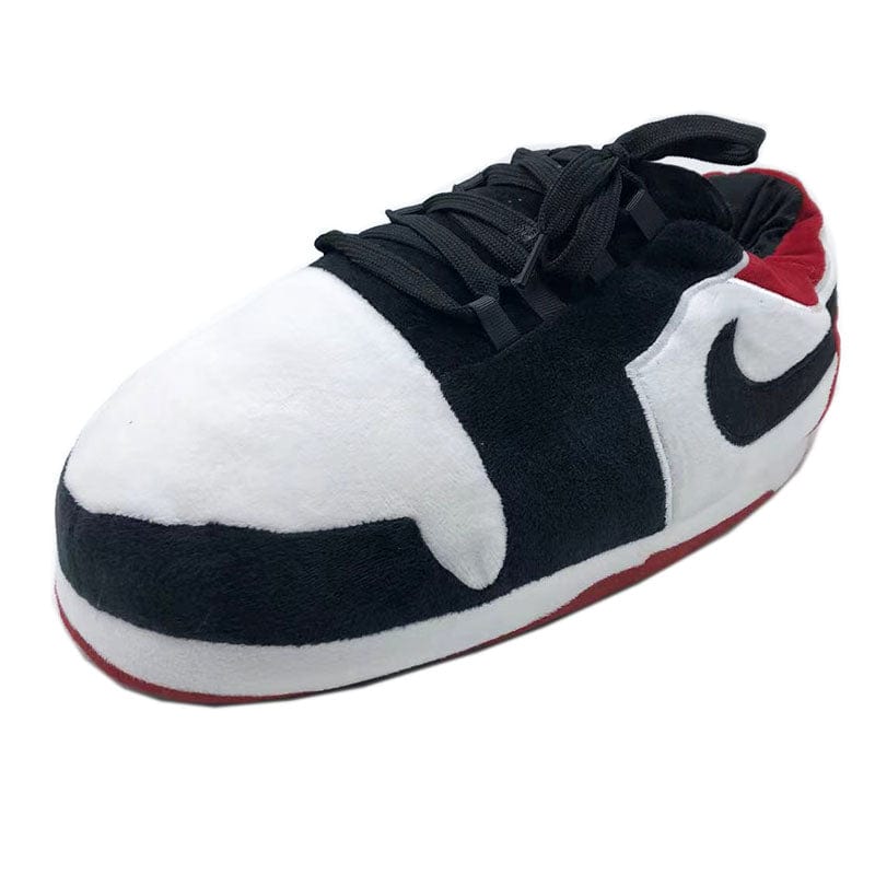 Slip Kickz  Slippers One Size Fits All ( UK 3 - 10.5 ) / As Shown Red and White Lows Novelty Sneaker Slippers