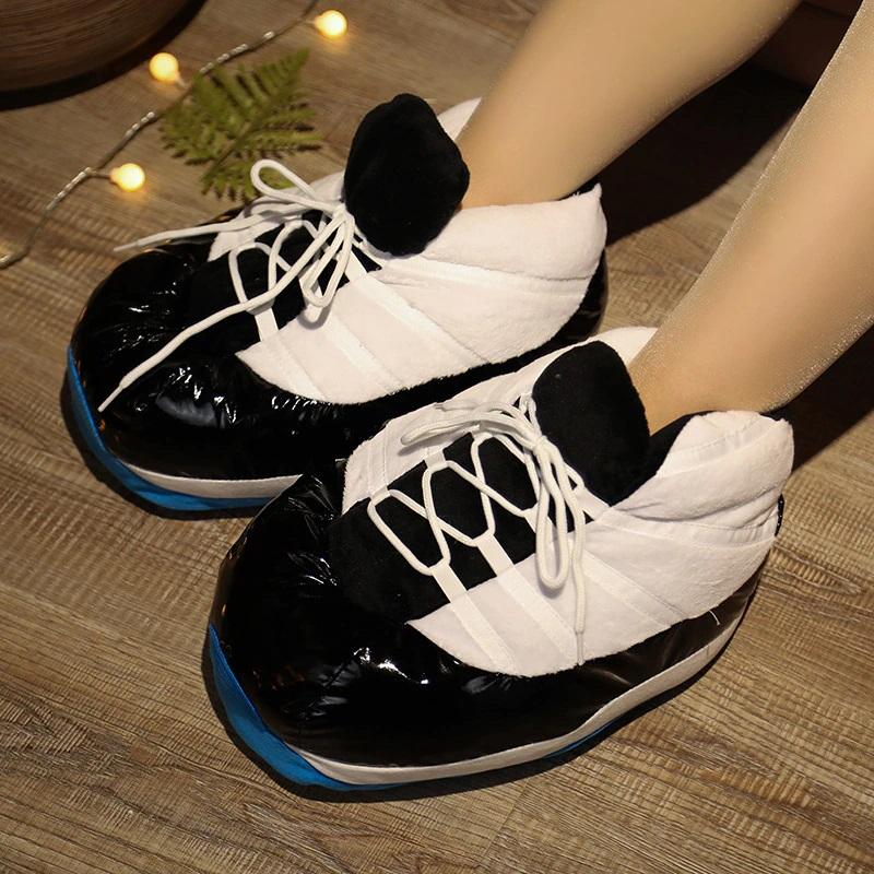 Slip Kickz  Slippers One Size Fits All (UK 3 - 10.5) / Blue Blue Retro Novelty Sneaker Slippers