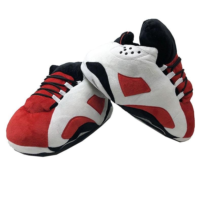 Slip Kickz  Slippers One Size Fits All (UK 3 - 10.5) / White Stylish Runners Novelty Sneaker Slippers