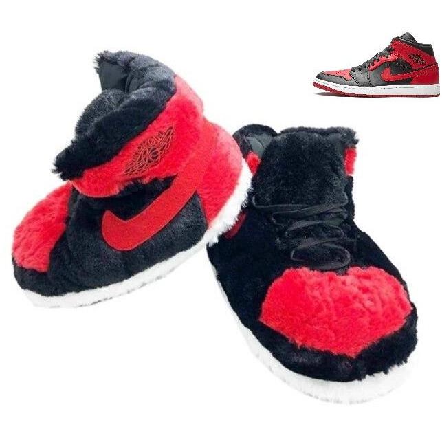 Slip Kickz  Slippers Red Inspired Novelty Sneaker Slippers