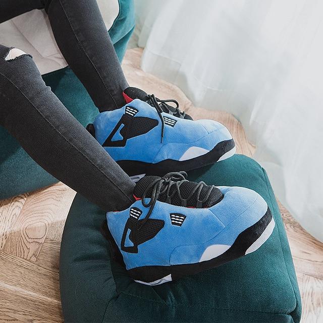 Blue Inspired Novelty Sneaker Slippers - Slip Kickz