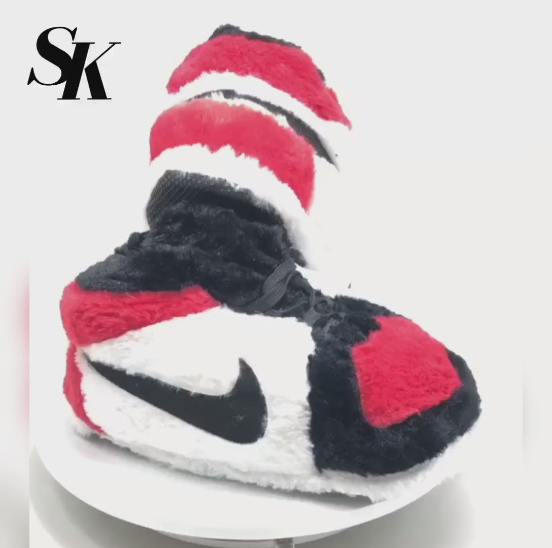 Kids Red A1 Novelty Slippers